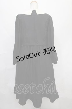 画像2: m petit by misako / サンリオキャラクターズコラボ クロミワッペン付きワンピース M 中黒 Y-24-09-15-078-LO-OP-SZ-ZT440