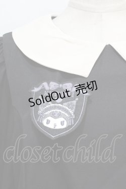 画像3: m petit by misako / サンリオキャラクターズコラボ クロミワッペン付きワンピース M 中黒 Y-24-09-15-078-LO-OP-SZ-ZT440