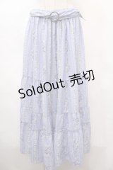axes femme / すみれ×すずらん柄スカート M ラベンダー Y-24-09-21-120-AX-SK-SZ-ZT234