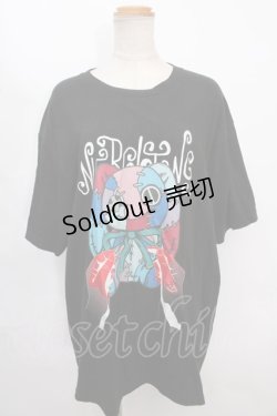 画像1: NieR Clothing / つぎはぎNIER CUTSEW XL 黒 Y-24-09-25-101-PU-TO-SZ-ZT325