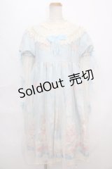 This Time / My First Love ワンピース  サックス Y-24-09-28-095-LO-OP-SZ-ZT350