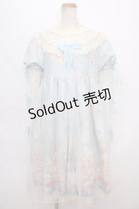 This Time / My First Love ワンピース  サックス Y-24-09-28-095-LO-OP-SZ-ZT350