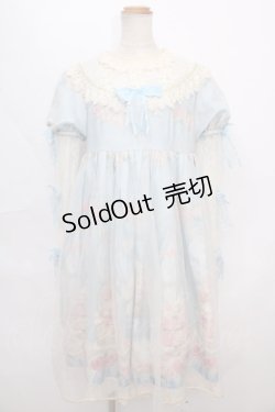 画像1: This Time / My First Love ワンピース  サックス Y-24-09-28-095-LO-OP-SZ-ZT350