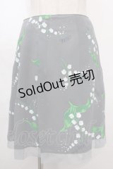 MILK / LilyBellスカート  グレー Y-24-09-28-101-ML-SK-SZ-ZT310