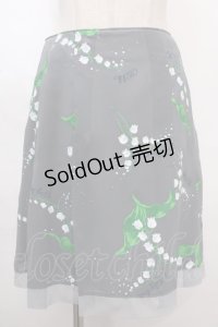 MILK / LilyBellスカート  グレー Y-24-09-28-101-ML-SK-SZ-ZT310