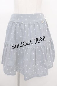 MILK / Humming dotスカート  ブルー Y-24-09-28-111-ML-SK-SZ-ZT338