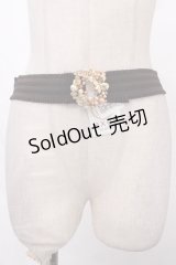 axes femme / リース風パールゴムベルト  ゴールド Y-24-09-28-005-AX-ZA-SZ-ZI