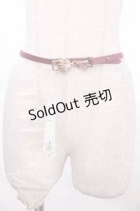 axes femme / リバーシブル細ベルト  赤 Y-24-10-08-001-AX-ZA-SZ-ZI