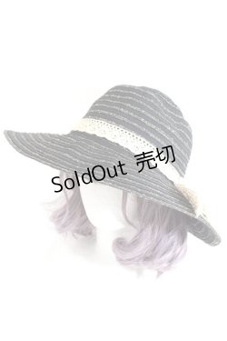 画像1: axes femme / ストローハット  黒×金 Y-24-10-08-022-AX-AC-SZ-ZT308