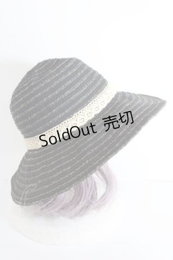 画像4: axes femme / ストローハット  黒×金 Y-24-10-08-022-AX-AC-SZ-ZT308