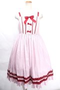 Cute.Q / Jenny's dresserジャンパースカート M ピンク Y-24-10-13-059-EL-OP-SZ-ZI