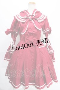 BABY,THE STARS SHINE BRIGHT / 赤ずきんコートワンピース  赤 Y-24-10-13-081-BA-OP-SZ-ZY
