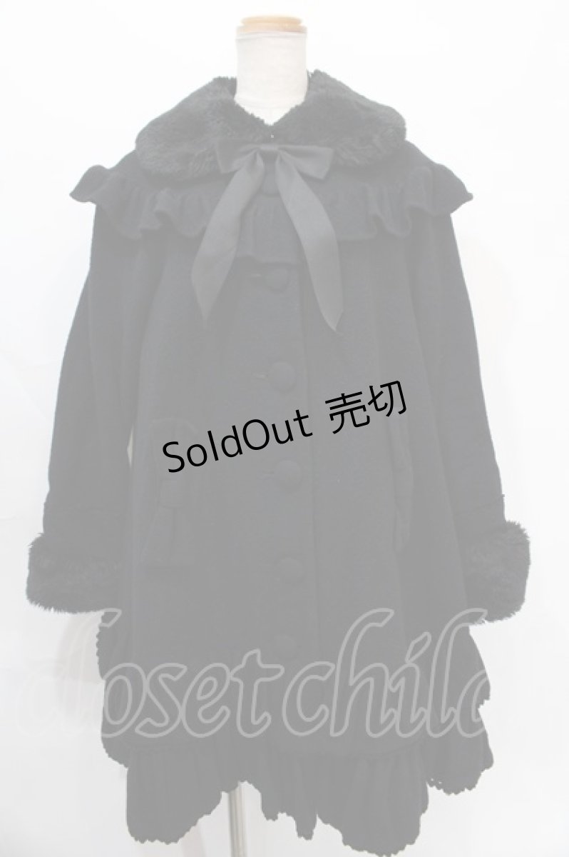 画像1: Angelic Pretty / ドロシーコート - 黒 Y-24-10-13-098-AP-CO-SZ-ZY (1)