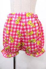 画像1: 【SALE】Nile Perch / Tweety コラボレーション かぼちゃパンツ  ピンク Y-24-10-13-132-LO-PA-SZ-ZT142 (1)