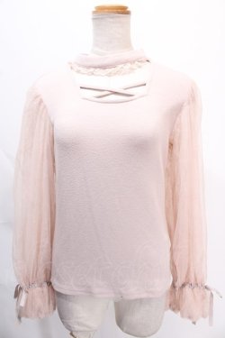 画像1: Rojita / フロントスクエアーカットアウト M ピンク Y-24-10-13-047-LO-TO-SZ-ZT275