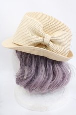 画像2: 【SALE】LIZ LISA / リボンストローハット  ベージュ Y-24-10-19-071-LO-AC-SZ-ZT308 (2)