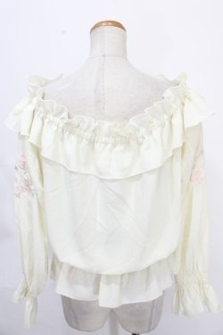 画像2: LIZ LISA / バラ刺繍オフショルトップス 0 アイボリー Y-24-10-21-028-LO-TO-SZ-ZS