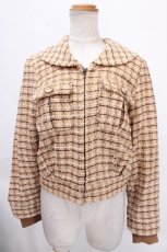 画像1: 【SALE】LIZ LISA / ツイードジャケット 0 ブラウン Y-24-10-21-039-LO-JA-SZ-ZT300 (1)