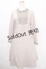 F i.n.t / チェックヨーク切替ワンピース F ベージュ×ブラウン Y-24-10-31-130-CA-OP-SZ-ZT440