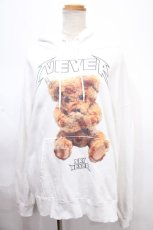画像1: 【SALE】MILKBOY / NEVER SAY NEVERパーカー XL ホワイト Y-24-11-06-072-MB-TO-SZ-ZT254 (1)