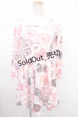 画像1: MILK / DONUTカットワンピース  ストロベリー Y-24-11-06-074-ML-OP-SZ-ZY