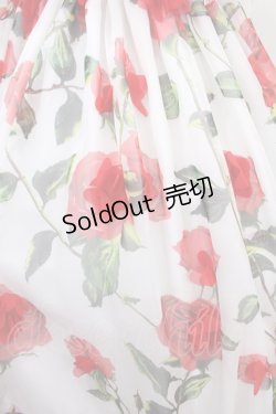 画像3: Triple fortune / 薔薇ワンピース  ホワイト Y-24-11-09-056-EL-OP-SZ-ZY