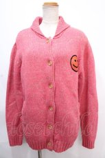 画像1: 【SALE】SUPER LOVERS / ニットカーディガン  ピンク Y-24-11-13-035-PU-TO-AS-ZT097 (1)