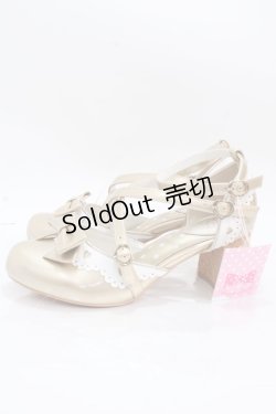 画像2: Angelic Pretty / Heartセパレートシューズ M ゴールド Y-24-11-18-087-AP-SH-SZ-ZY