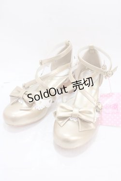 画像1: Angelic Pretty / Heartセパレートシューズ M ゴールド Y-24-11-18-088-AP-SH-SZ-ZY