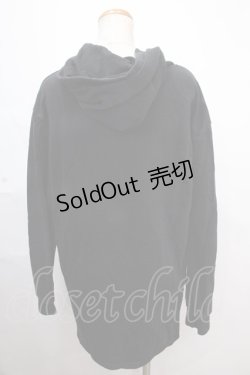 画像2: NieR Clothing / NieRちゃん刺繍プルパーカー  黒 Y-24-11-18-127-PU-TO-SZ-ZT316