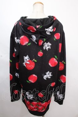 画像2: NieR Clothing / LONG LENGTH ZIP OUTER【Falling Apple】  黒×赤 Y-24-11-18-131-PU-TO-SZ-ZT225