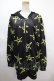 画像2: NieR Clothing / 総柄ZIPパーカー  黒 Y-24-11-18-137-PU-TO-SZ-ZT328 (2)
