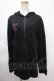 画像1: NieR Clothing / 袖プリントプルパーカー  黒 Y-24-11-18-150-PU-TO-SZ-ZT137 (1)