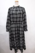 axes femme / チェックワンピース  黒 Y-24-11-18-151-AX-OP-SZ-ZT085