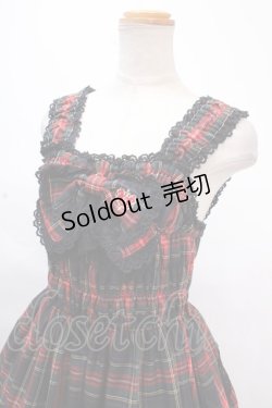画像3: BABY,THE STARS SHINE BRIGHT / オリジナルタータンチェックシャーリングプリンセスジャンパースカート  ネイビー Y-24-11-18-171-BA-OP-SZ-ZY