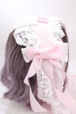 画像10: BABY,THE STARS SHINE BRIGHT / ローブ・ア・ラ・フランセーズワンピース&ヘッドドレス  ピンク Y-24-11-18-177-BA-OP-SZ-ZY (10)