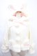 画像1: Angelic Pretty / Sweet Bunnyショートコート  シロ Y-24-11-18-182-AP-CO-SZ-ZY (1)
