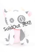 NieR Clothing / NieRちゃんぬいぐるみ【牛さん着ぐるみ】  白×黒 Y-24-11-18-050-PU-ZA-SZ-ZT-K008