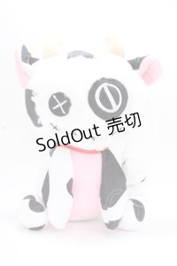 NieR Clothing / NieRちゃんぬいぐるみ【牛さん着ぐるみ】  白×黒 Y-24-11-18-050-PU-ZA-SZ-ZT-K008