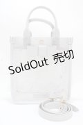 Maison de FLEUR / EC限定レースクリア2Wayトートバッグ F グレー Y-24-11-18-059-LO-BG-SZ-ZI