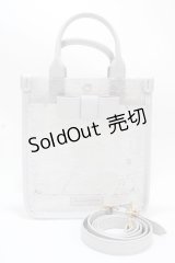 Maison de FLEUR / EC限定レースクリア2Wayトートバッグ F グレー Y-24-11-18-059-LO-BG-SZ-ZI