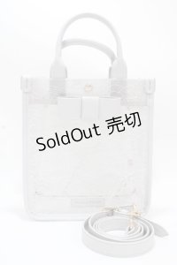 Maison de FLEUR / EC限定レースクリア2Wayトートバッグ F グレー Y-24-11-18-059-LO-BG-SZ-ZI