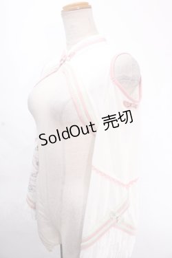 画像3: Ozz oneste / 羽衣天女シュラグ  白×ピンク Y-24-11-21-072-OO-TO-SZ-ZS