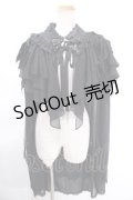 Ozz oneste / Angelケープ  黒 Y-24-11-21-085-OO-TO-SZ-ZY