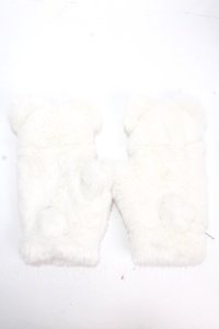 axes femme POETIQUE / くまみみファーミトン  生成り Y-24-11-21-016-AX-ZA-SZ-ZT394