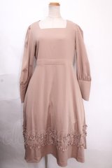 FLC / MINA*ケープワンピース  ピンク Y-24-11-21-130-LO-OP-AS-ZT173