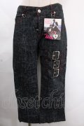 MAD / 3連ベルトパンツ M 黒 Y-24-11-21-145-PU-PA-SZ-ZS