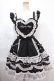 画像1: Angelic Pretty / Heart胸あて付スカート(無地)  黒 Y-24-11-25-096-AP-SK-SZ-ZS (1)