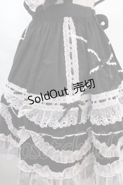 画像4: Angelic Pretty / Heart胸あて付スカート(無地)  黒 Y-24-11-25-096-AP-SK-SZ-ZS