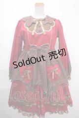 Angelic Pretty / Dreamyショコラティエワンピース  赤 Y-24-11-25-103-AP-OP-AS-ZY